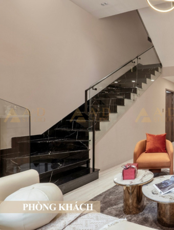 HAI XE thi công nhôm kính cao cấp cho nhà phố cùng ARCH & DESIGN