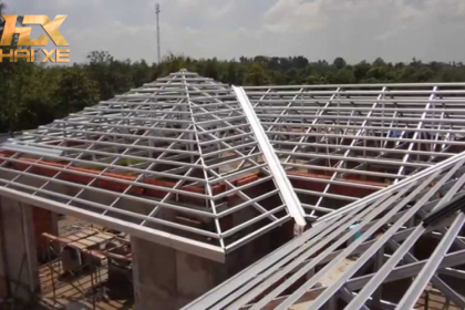 Nâng Tầm Công Trình Với Hệ Khung Kèo Xà Gồ Thép Lợp Mái Ngói Hiện Đại