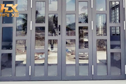 Cửa nhôm Aluprof màu xám ghi – Lựa chọn hiện đại cho mọi không gian