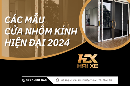 Mẫu Cửa Nhôm Hiện Đại 2024 tại Khu Vực Bình Dương